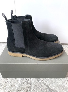 AllSaints RHETT Chelsea Boots sztyblety zamsz r 42