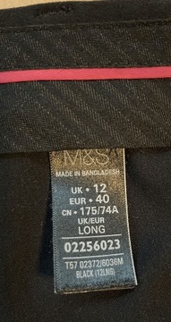 Marks & Spencer Spodnie rurki rozmiar 40