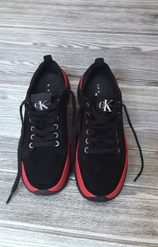 Sneakersy damskie Calvin Klein zamszowe stylowe 38