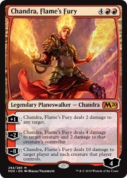 Chandra, Flame's Fury FOIL MTG karta