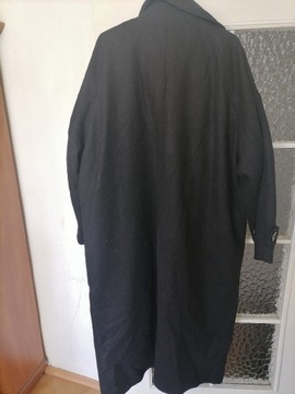 H&M, 44/XXL płaszcz z wełną oversize czarny