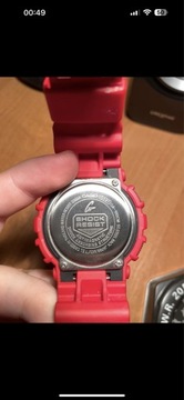 G-Shock czerwony moro GA-100