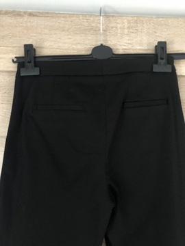 Spodnie damskie Reserved r.36-S, czarne, zamki