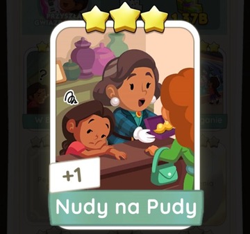 Monopoly GO! Karta „Nudy na Pudy”