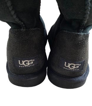 UGG czarne buty za kostkę, rozmiar 40