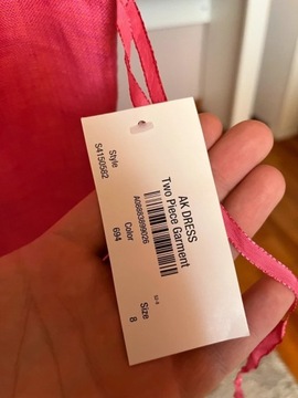 Piękna sukienka Anne Klein 100% Len / 100% Linen 