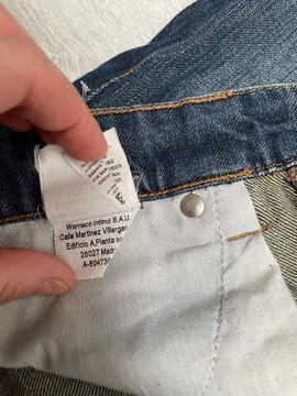 Dżinsy męskie proste spodnie Calvin Klein M