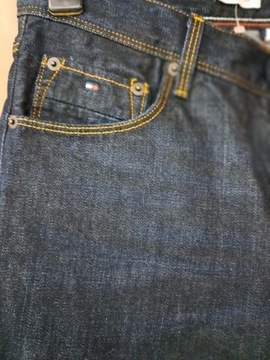 spodnie jeans Tommy Hilfiger  30/32, granatowe