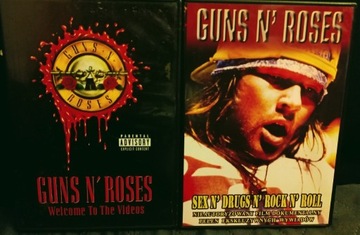 GUNS N' ROSES 2xDVD rok 1998/2003
