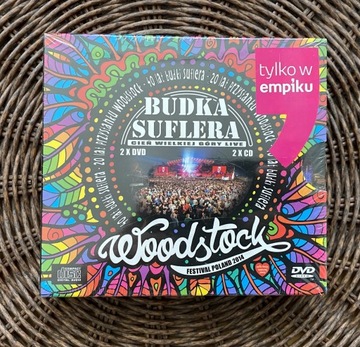 Budka Suflera Woodstock 2014 2xDVD 2xCD folia