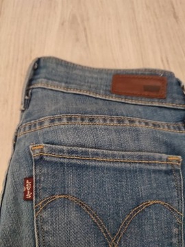 Levi's modern rise skinny 24 denim curve