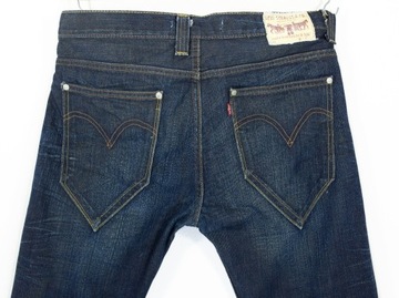 Jeansy spodnie Levi's 504 Straight W 33 L 34 slim