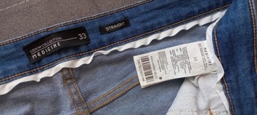 Spodne Jeans Nowe Medicine rozm. 33 jasne