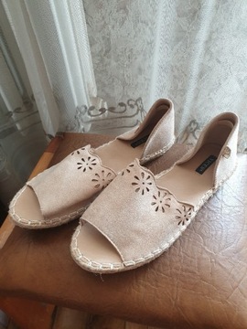 Espadryle ażurowe Vices Born2be 36 nowe róż