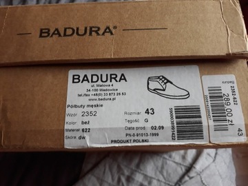 Nowe buty Badura r.43