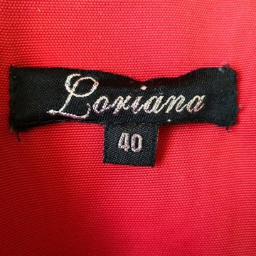 Czerwony płaszcz damski Loriana