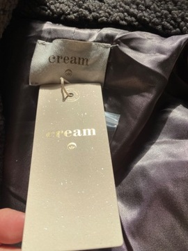 Cream Sherpa Zara płaszcz piękny 38