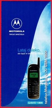 MOTOROLA c520 folder / prospekt 1998 rok