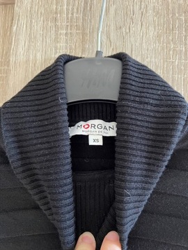 Golf sweter czarny Morgan Mentosa XS