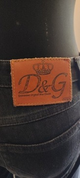Spodnie jeansowe Dolce & Gabbana czarne rozm. M