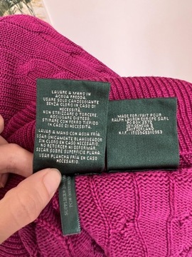 Sweter z dekoltem V Lauren Ralph Lauren