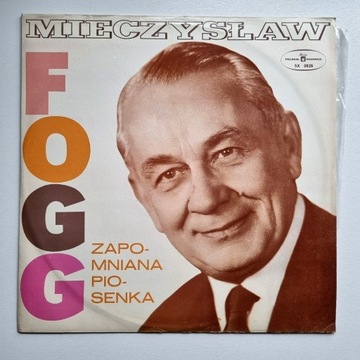 Mieczyslaw Fogg Zapomniana Piosenka   LP NOWA