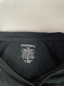 Basic T-shirt Diesel M czarny