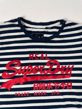 T-shirt w paski SuperDry S