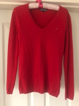 Czerwony sweter Tommy Hilfiger. S.