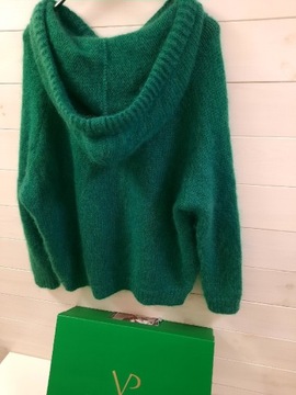 Sweter z kapturem Forest Green Viola Piekut