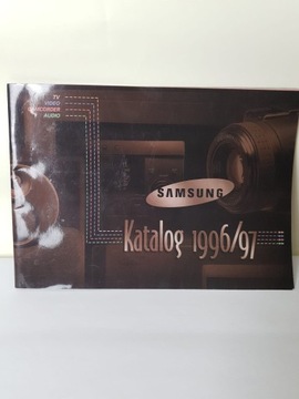 Katalog sprzętu RTV i Audio SAMSUNG 1996 /1997 