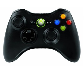 XBOX 360 MICROSOFT BEZPRZEWODOWY PAD CZARNY SKLEP