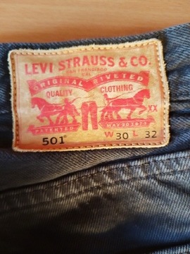 Jeansy męskie Levi Strauss (r.30/32)