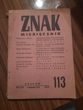 Znak miesięcznik nr 113