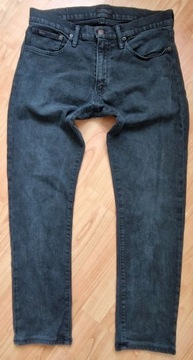 Czarne spodnie jeans Polo Ralph Lauren W30L32