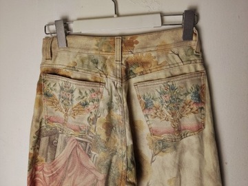 Roberto Cavalli piękne włoskie spodnie vintage 