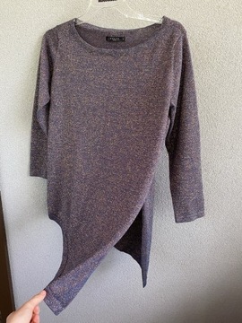 Mohito bluzka sweterek asymetryczny z rozcięciem S