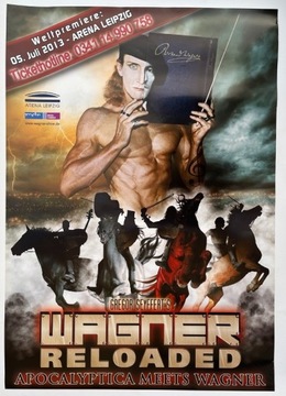 Oryginalny plakat Apocalyptica meets Wagner 2013 