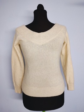 Kremowy sweter H&M rozm. 34/XS