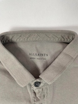 Koszulka Polo Allsaints M szara