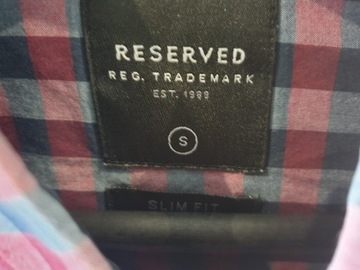 Koszula Reserved, rozmiar S, slim fit, bawełniana