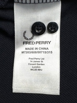 FRED PERRY Koszulka Polo Męska Slim Fit Logo r XL