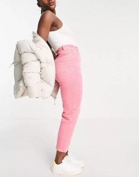 Orsay Różowe spodnie sztruksowe rozm. 36
