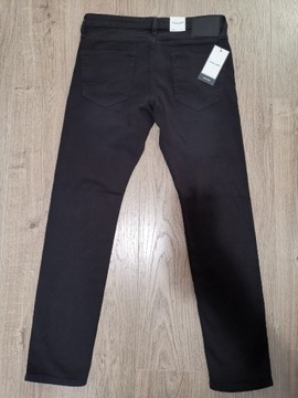 Spodnie męskie jeans dżins JACK JONES Slim Glenn czarne 32/32