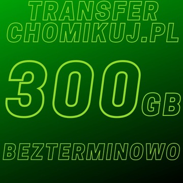 300 GB Transferu na Chomikuj – Bez Limitu Czasu!