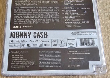 JOHNNY CASH Man In Black: Live In Denmark 1 DVD unikat!