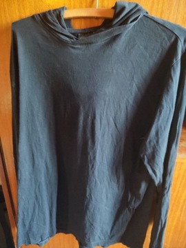 Czarna bluza z kapturem rozmiar L H&M