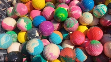 100szt. Piłki golfowe kolorowe MINI-GOLF HIT!!!