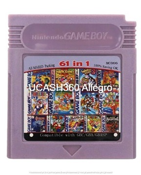 Zestaw 61 gier Super Mario Land Wario Gameboy