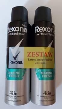 Zestaw dezodorantów Rexona Men 8x150 ml MIX